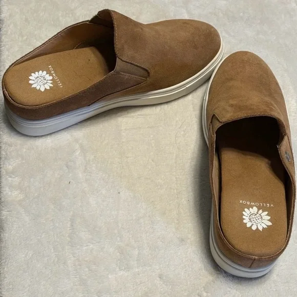Yellow Box | Shoes | Yellow Box Tan Loafers Slipons  display picture 1